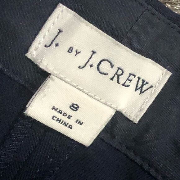 J.Crew Blue Trouser Ankle Length Pant Size 8 - Picture 4 of 8